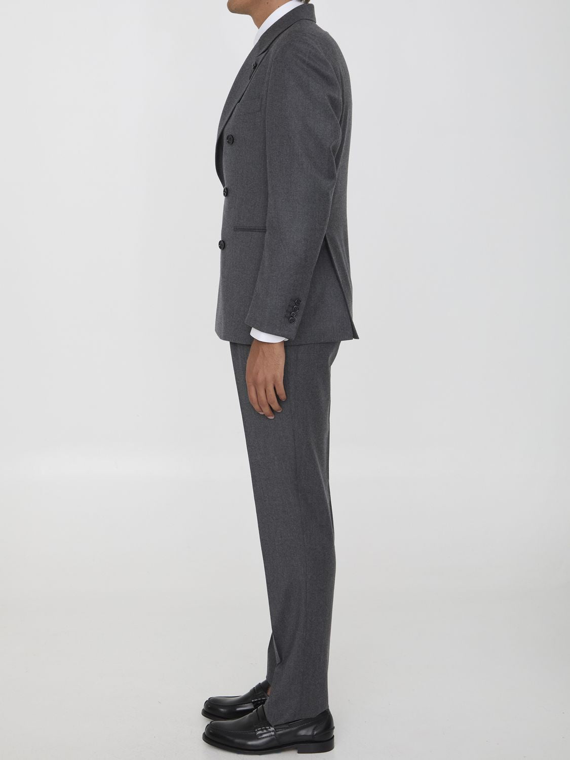 LARDINI Luxury Two-Piece Suit - Regular Fit for Men