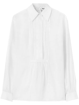 JIL SANDER Pleated Cotton Shirt for Women - FW24 Collection