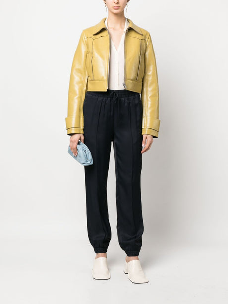 JIL SANDER Drawstring Tapered Trousers for Women