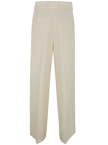 JIL SANDER Wide Leg Tailored Trousers - SS24 Collection