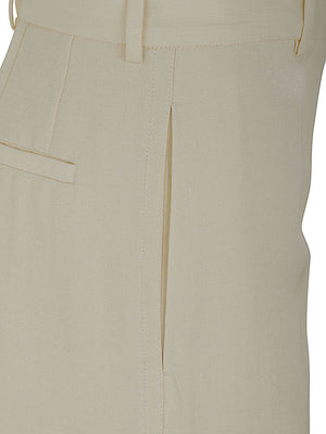 JIL SANDER Wide Leg Tailored Trousers - SS24 Collection