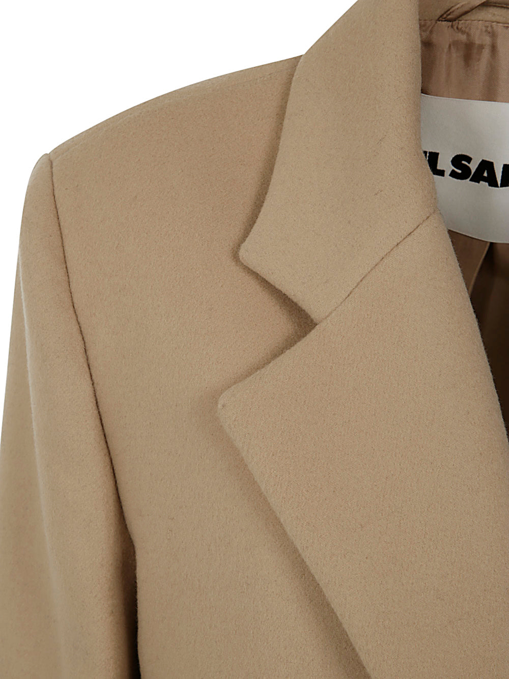 JIL SANDER Double Breasted Tailor Made Crombie Coat for Women