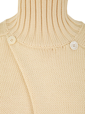 JIL SANDER Long Sleeve Merino Knit Sweater