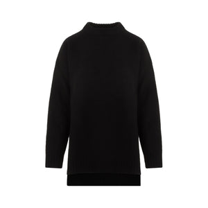 JIL SANDER マスタードイエローのクルーネックセーター 100%ウール