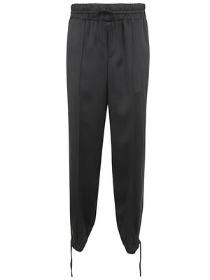 JIL SANDER Fluid Satin Drawstring Pants - Relaxed Fit