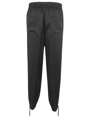 JIL SANDER Fluid Satin Drawstring Pants - Relaxed Fit