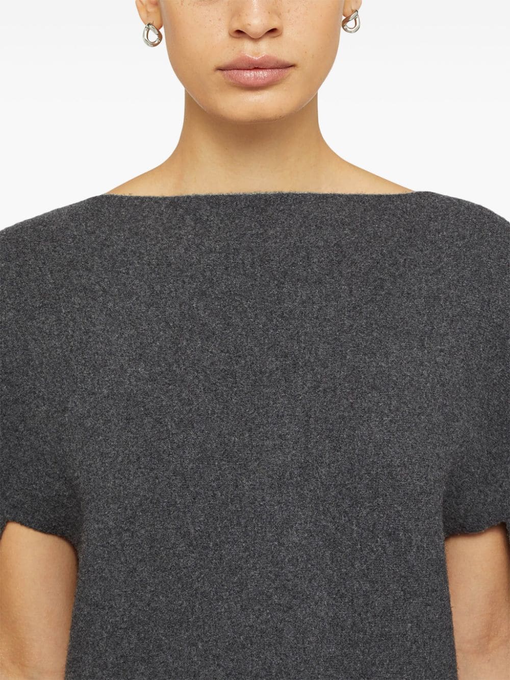 JIL SANDER Cashmere and Wool Blend Cape