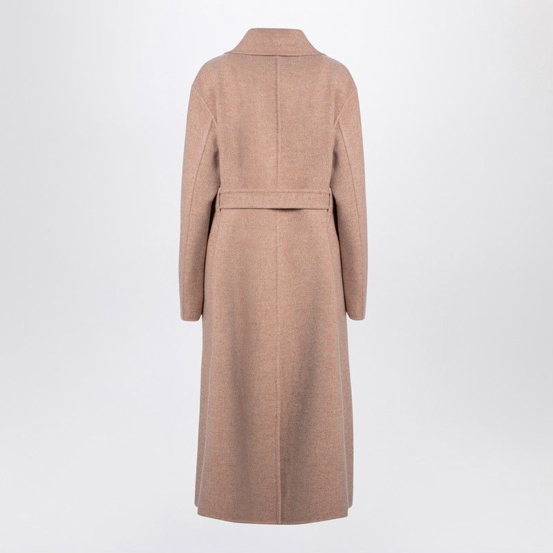 JIL SANDER Wool Single-Breasted Jacket with Adjustable Waistband