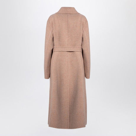 JIL SANDER Wool Single-Breasted Jacket with Adjustable Waistband