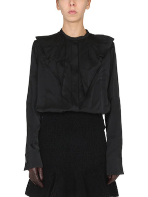 JIL SANDER Ruffled Front Closure Shirt