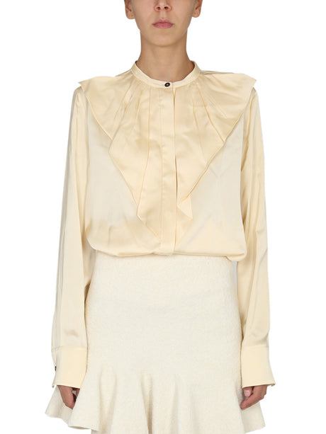 JIL SANDER Ruffled Front Closure Shirt