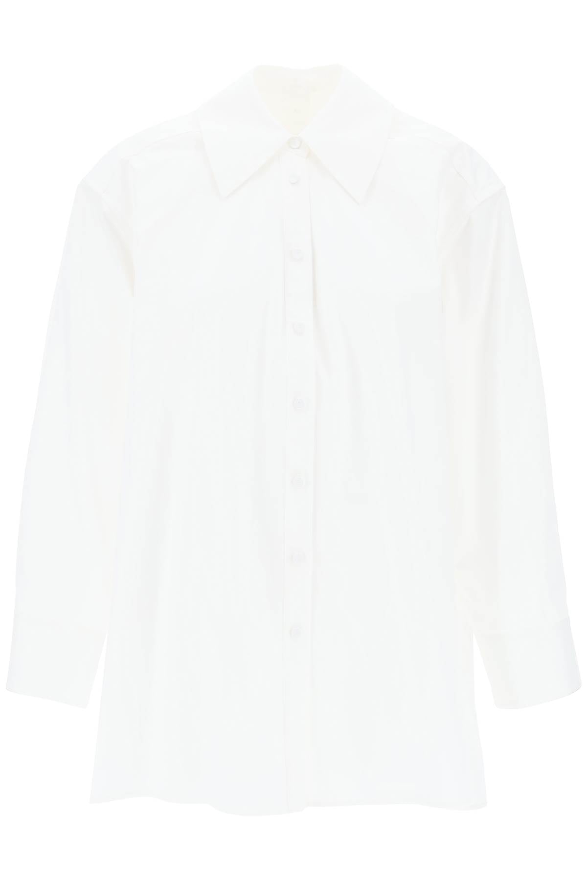 JIL SANDER Oversized Long-Sleeved Shirt with Double Cuffs