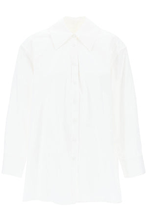 JIL SANDER Oversized Long-Sleeved Shirt with Double Cuffs