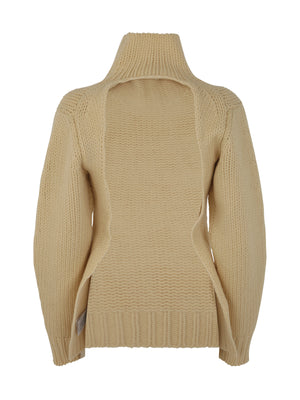 JIL SANDER Long Sleeved High Neck Sweater for Women