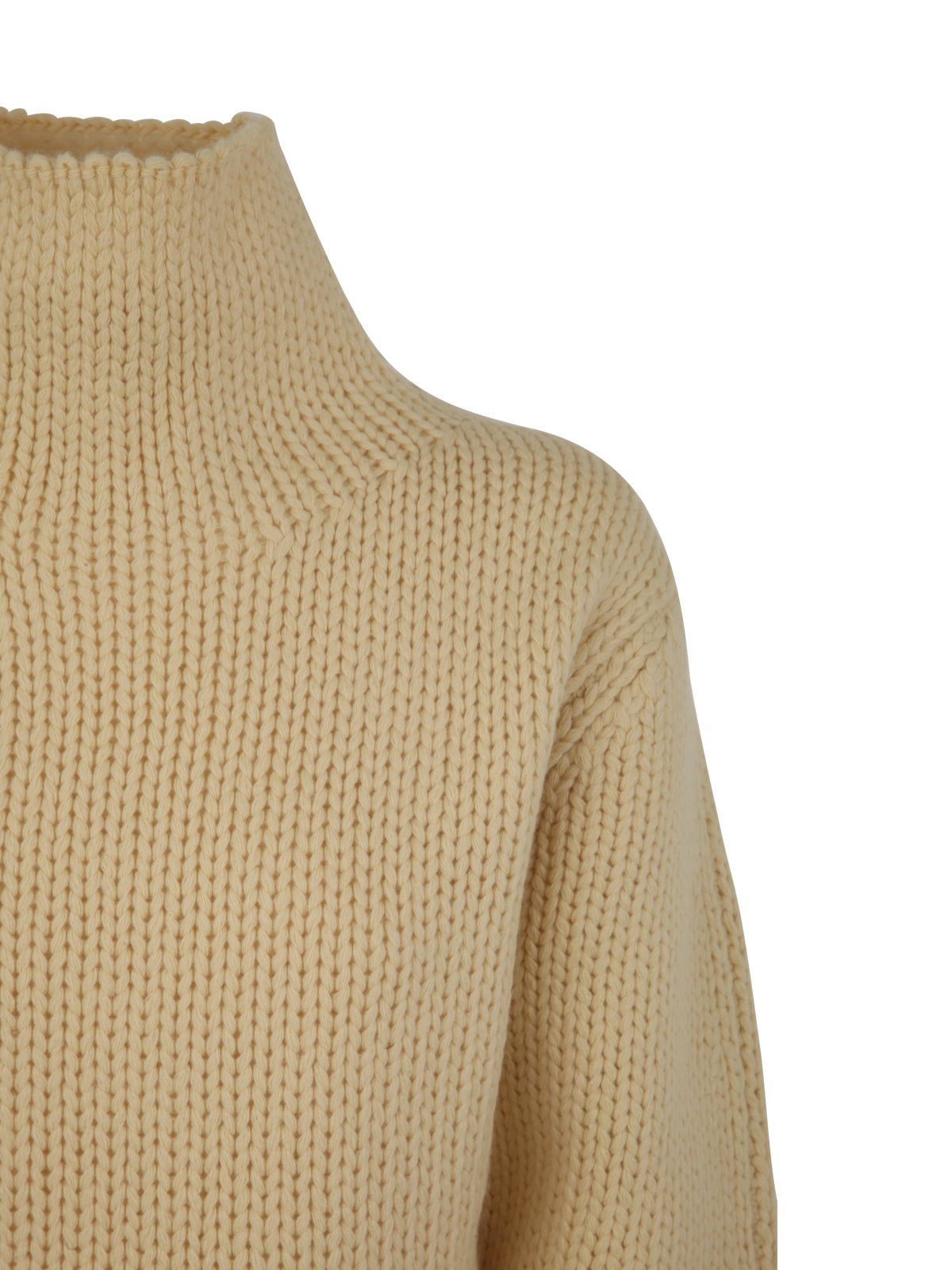 JIL SANDER Long Sleeved High Neck Sweater for Women