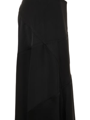 JIL SANDER Sustainable Fluid Viscose Mini Skirt