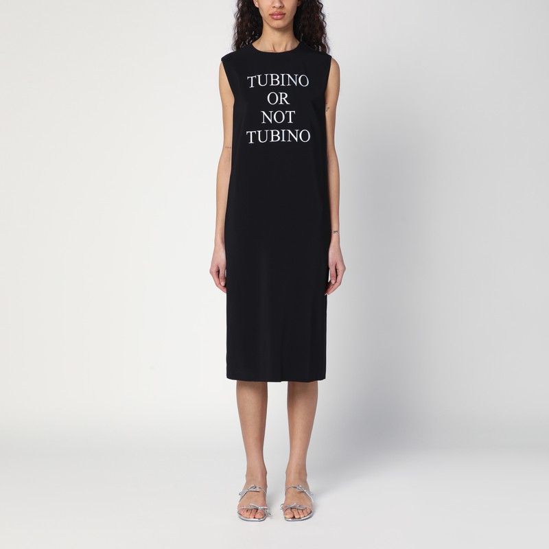 MOSCHINO COUTURE Sleeveless Crew Neck Mini Dress with Pocket Detail