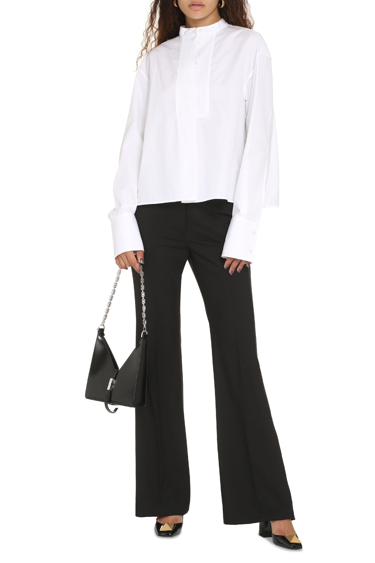 JIL SANDER Cropped Boxy Shirt