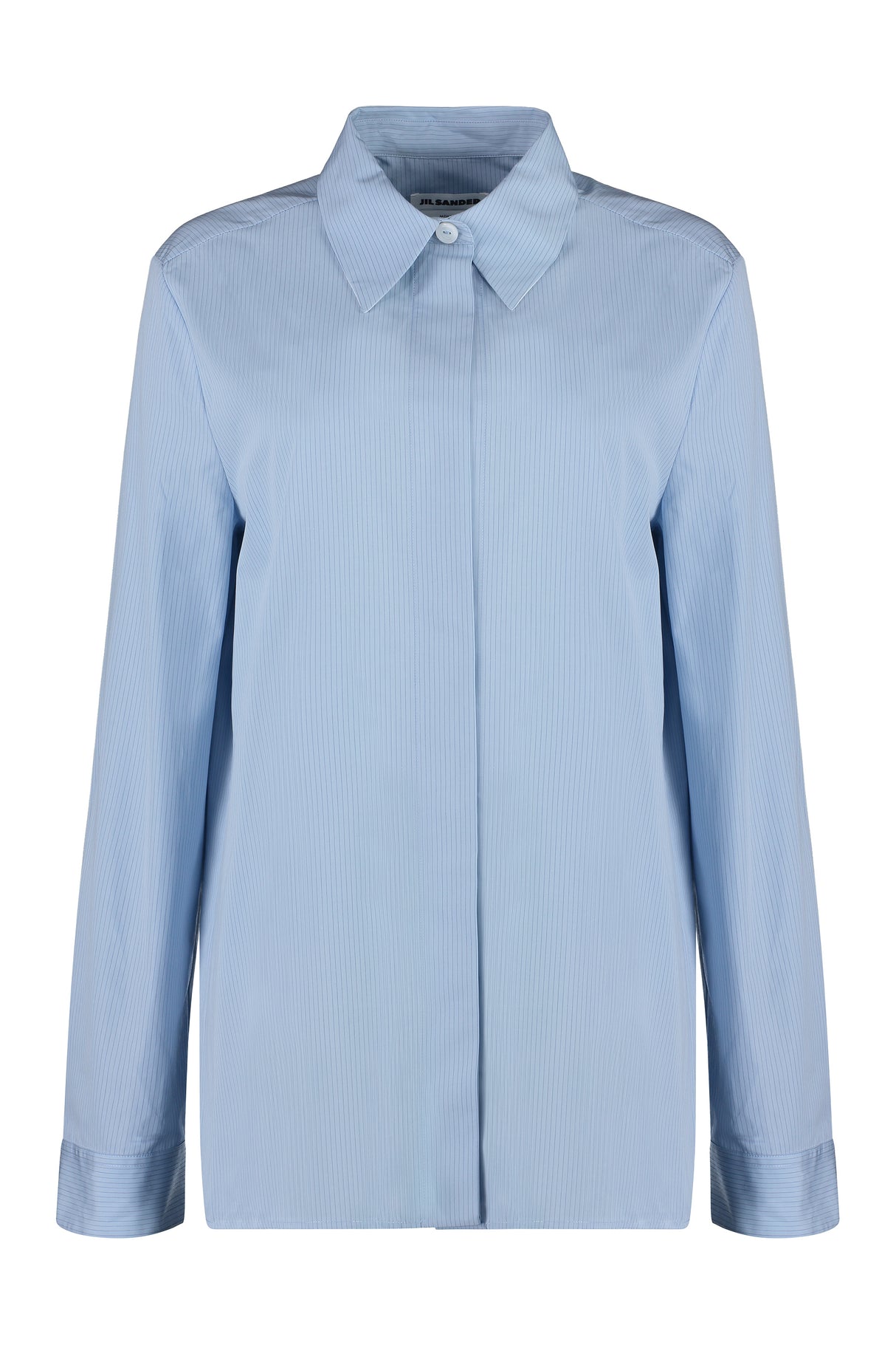 JIL SANDER Striped Cotton Shirt - Women’s Fall Collection