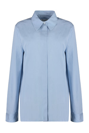 JIL SANDER Striped Cotton Shirt - Women’s Fall Collection