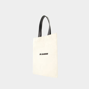 JIL SANDER オシャレなシーズン24SSレディーストートバッグ 白と黒