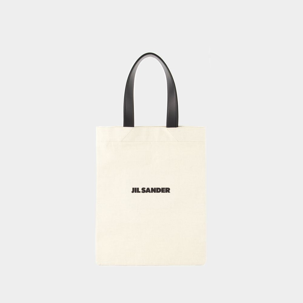 JIL SANDER オシャレなシーズン24SSレディーストートバッグ 白と黒