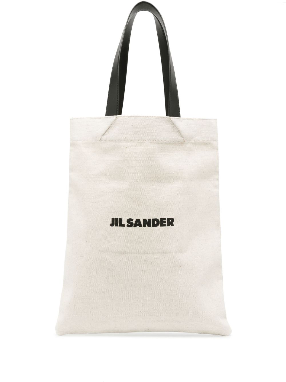 JIL SANDER オシャレなシーズン24SSレディーストートバッグ 白と黒