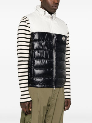 MONCLER SS24 フーデッドベスト ロイヤルブルー