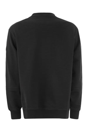 MONCLER Relaxed Oversized Sweatshirt with Embossed Logo