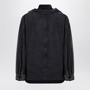 MAISON MIHARA YASUHIRO	 Double-Layered Black Shirt Jacket for Men