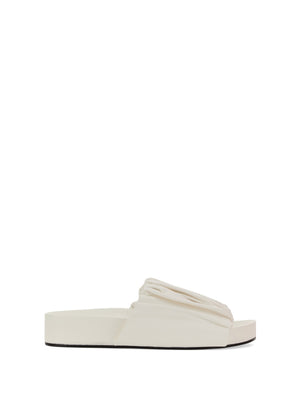 JIL SANDER Low Leather Sandals for Women - SS23 Collection