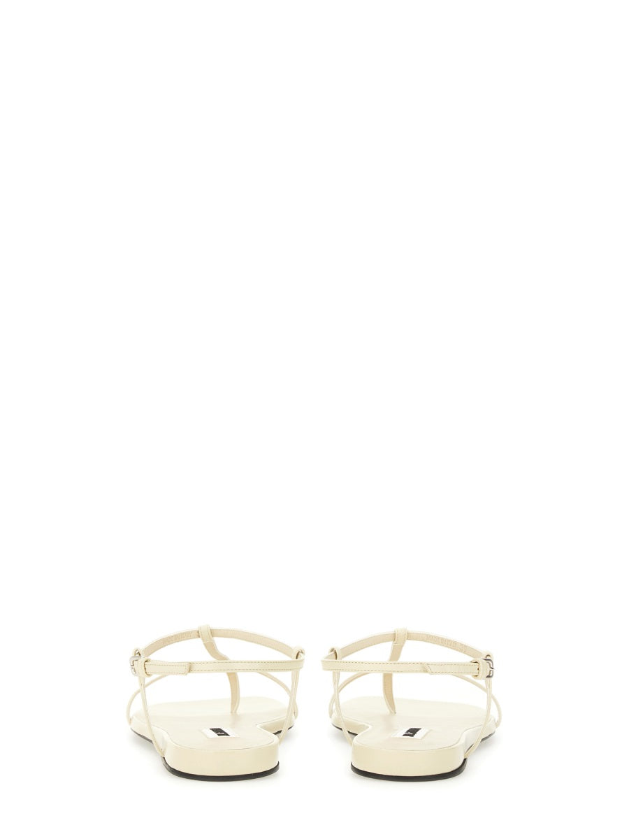 JIL SANDER Leather Sandal - SS25 Collection for Women