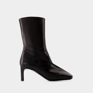 JIL SANDER Chic Ankle Boots for Women - FW24 Collection