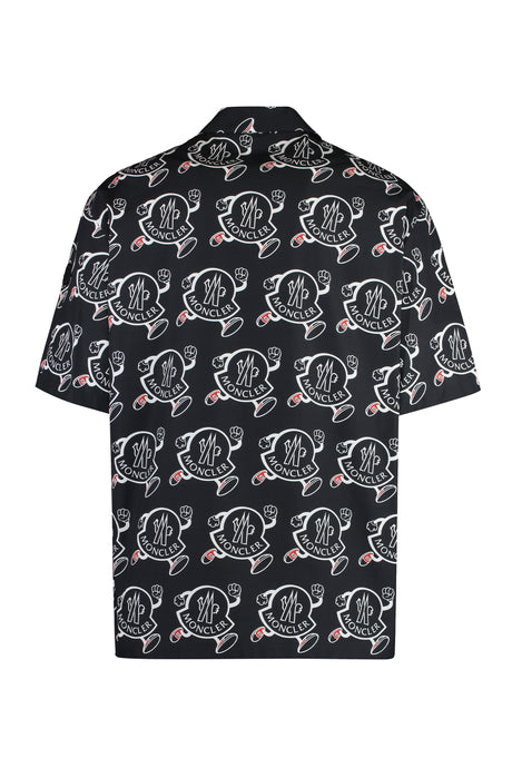 MONCLER All Over Print Cotton Shirt for Men - FW24 Collection