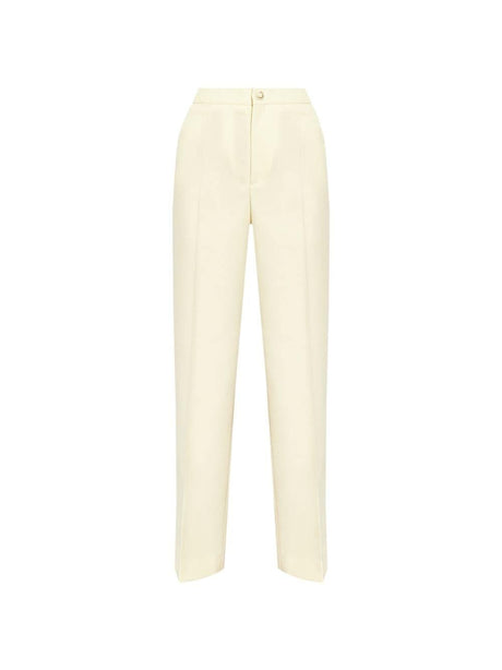 MONCLER Natural Camel Wide Pants for Women