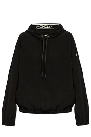 MONCLER ナイロン混紡ニットトップ