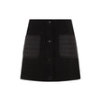 MONCLER Chic Viscose Blend Mini Skirt for Women