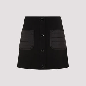 MONCLER Chic Viscose Blend Mini Skirt for Women