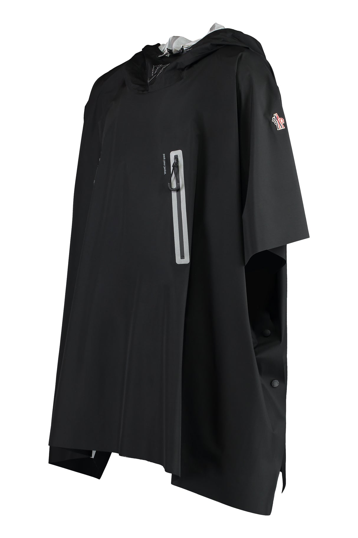 MONCLER GRENOBLE Reflective Fabric Men's Cape