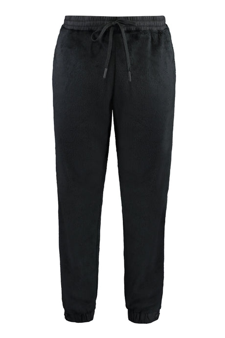 MONCLER GRENOBLE Fleece Trousers with Logo Patch for Men - FW24