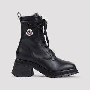 MONCLER レースアップ レザーアンクルブーツ