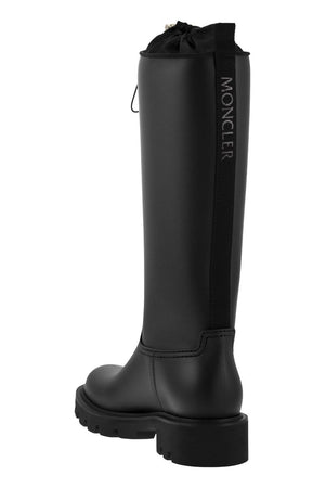 MONCLER Urban Chic Waterproof Knee-High Rain Boots