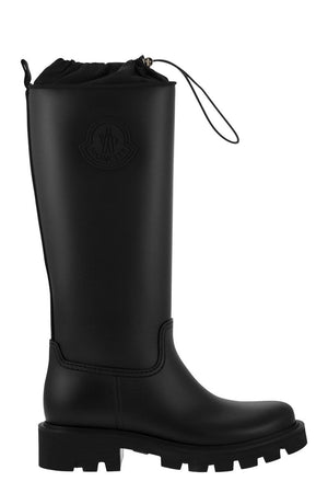 MONCLER Urban Chic Waterproof Knee-High Rain Boots