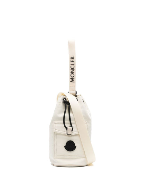 MONCLER Mini Drawstring Handbag with Logo