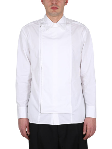 JIL SANDER Men's Classic Zip-Up Shirt