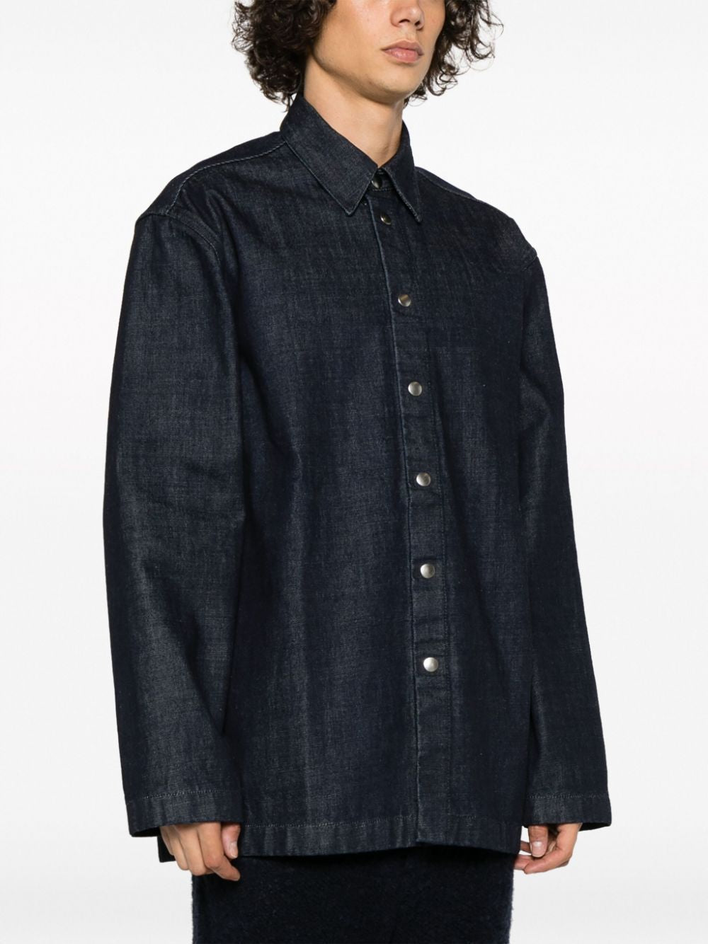 JIL SANDER Long-Sleeved Denim Shirt for Women