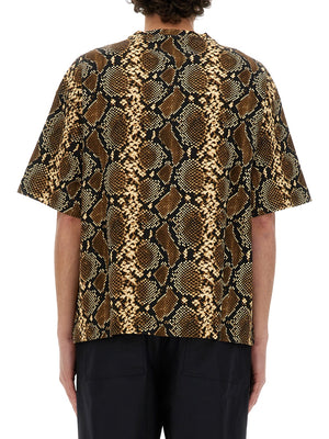 JIL SANDER Men's Animal Pattern T-Shirt - Size L