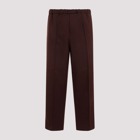 JIL SANDER Sleek Polyester Trousers for Men - FW24 Collection