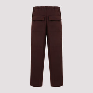 JIL SANDER Sleek Polyester Trousers for Men - FW24 Collection