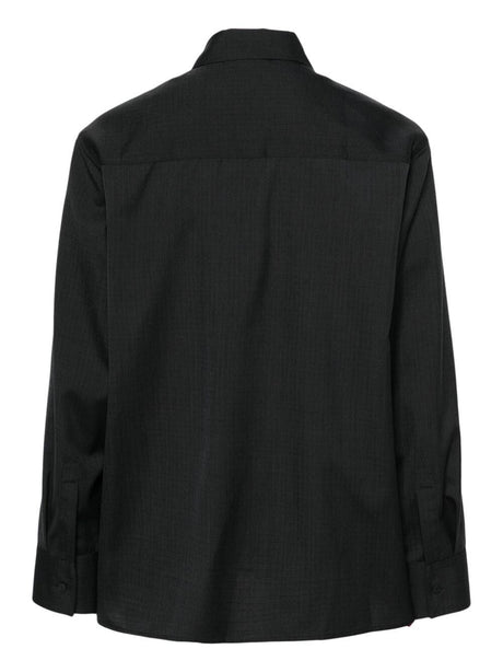 JIL SANDER Regular Fit Wool Shirt for Men